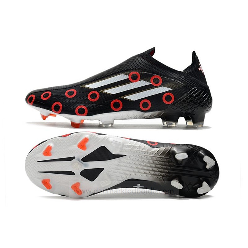 Adidas X Speedflow + FG Fodboldstøvler Herre – Sort Hvid Rød